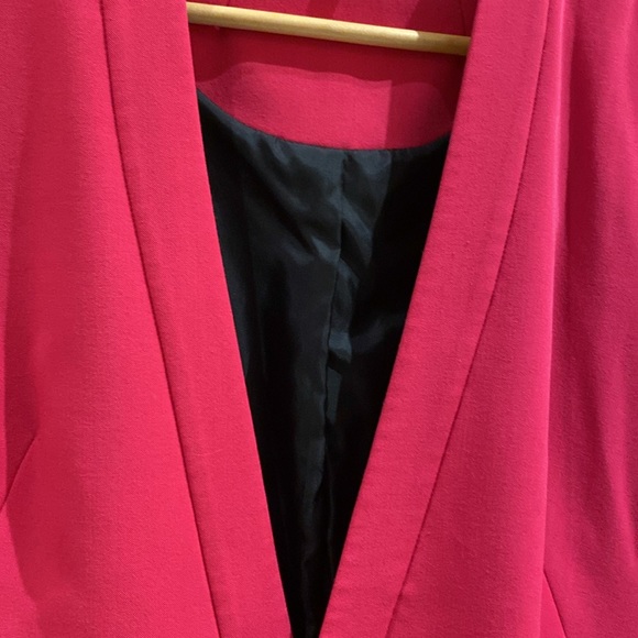 Hot pink Blazer open front size L - Picture 4 of 7